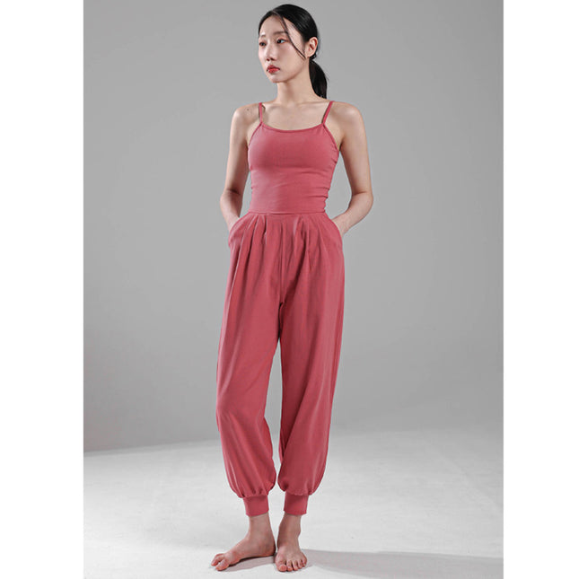 One-piece Ankle-tied Yoga Clothes Pullover Sling
