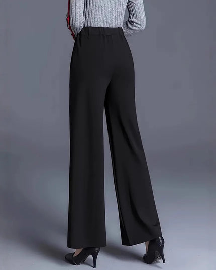 Women's Solid Color Straight Casual Pants
