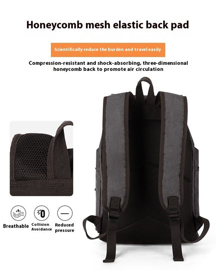 Retro Men's Canvas Backpack Small