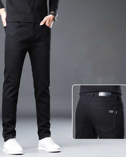 Versatile Stretch Slim Straight Men's Jeans