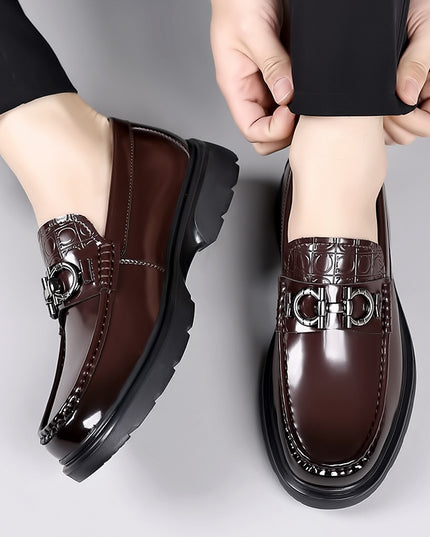 Men's Low-top Platform Retro Casual Shoes