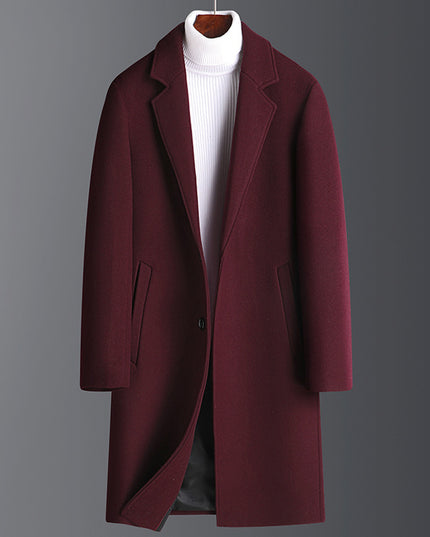 Wool Korean Style Casual Winter Thickened Velvet Woolen Coat