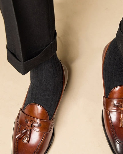 European And American Business Casual Tassel Loafers