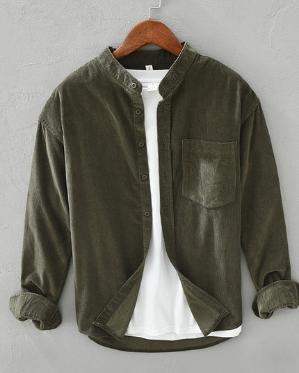 Autumn Loose Corduroy Long Sleeve Shirt