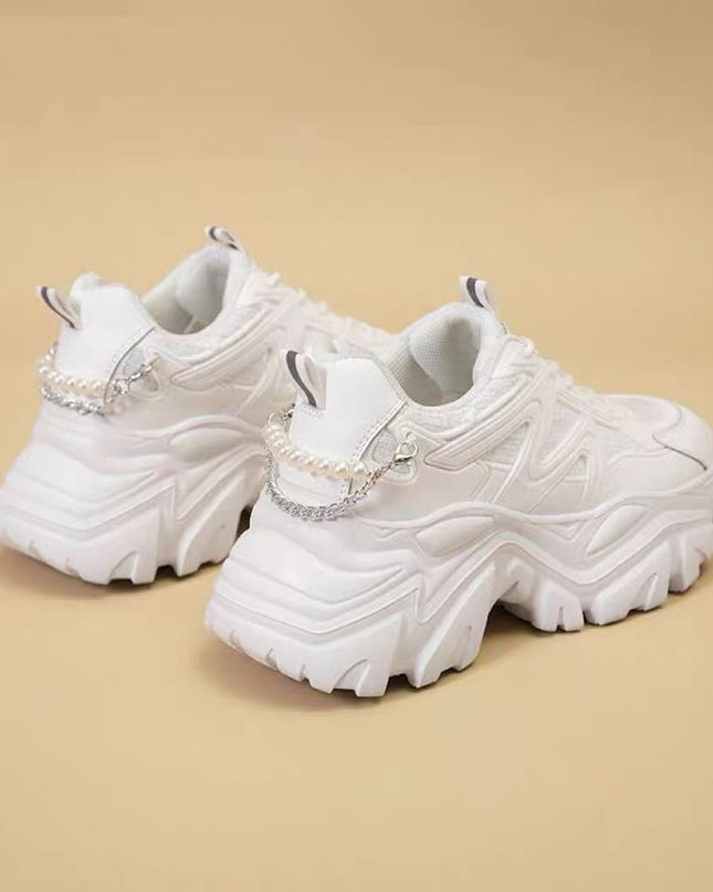 Ultra-thin Elevator Shoes Resin Sole Sneaker