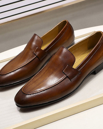 First Layer Cowhide Men's Wedding Banquet Shoes