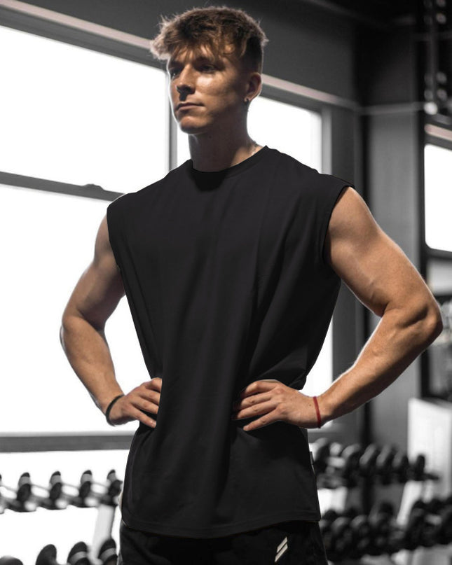 Fitness Sports Vest Men's Breathable Moisture Absorption Loose