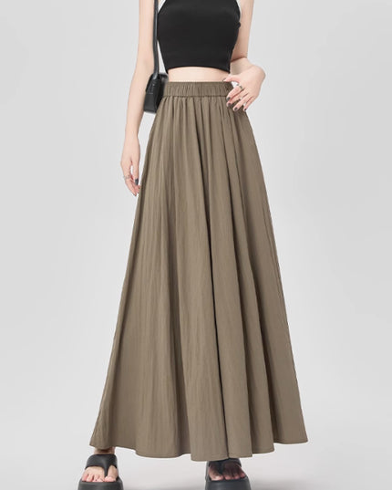 High-grade Half-length Dress High Waist Drooping Slimming Wide Leg Culottes
