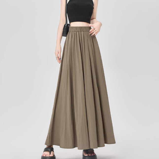 High-grade Half-length Dress High Waist Drooping Slimming Wide Leg Culottes