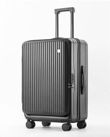 Front Open Luggage 20-inch Boarding Drop-resistant Trolley Case Extended Luggage Case