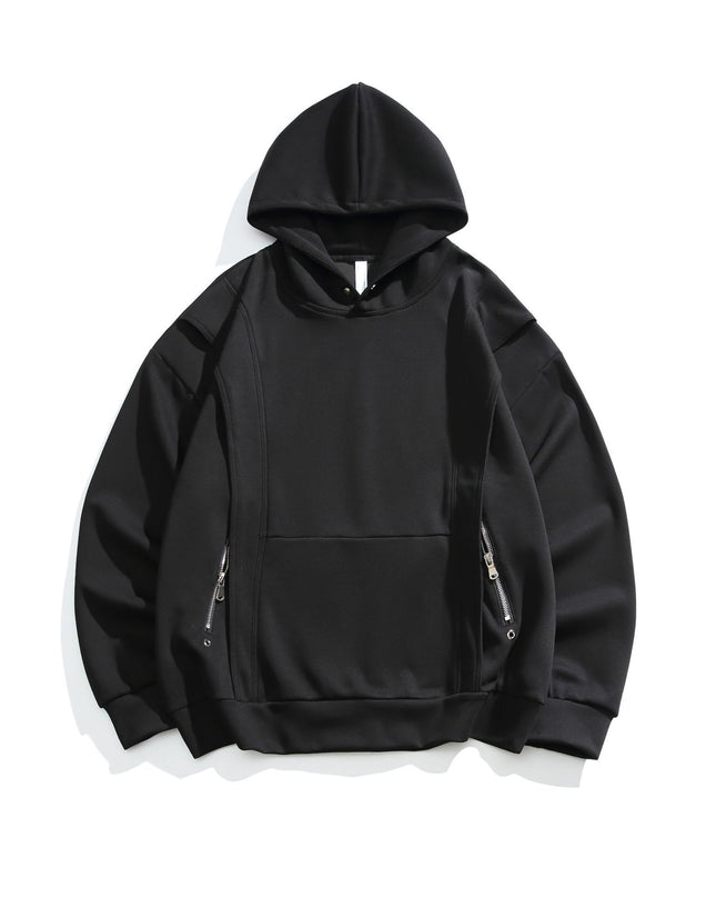 Fashion Personality Rivets Hooded Sweater Men