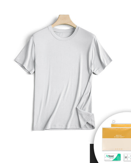 Modal Short Sleeved T-shirt Men's Round Neck Housewear