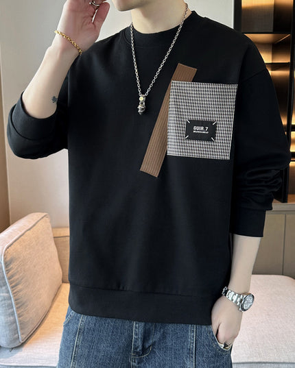 Round Neck Bottoming Shirt Ins Casual Sweatshirt Loose