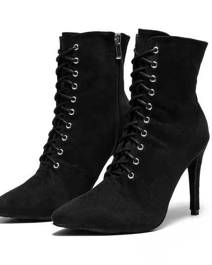 Lace-up Sexy Jazz Special High Heels Short