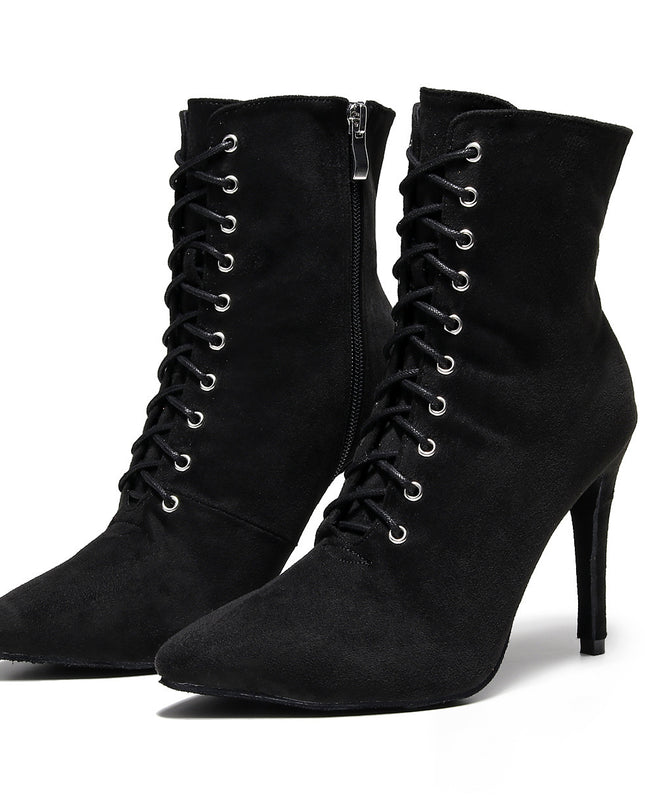 Lace-up Sexy Jazz Special High Heels Short