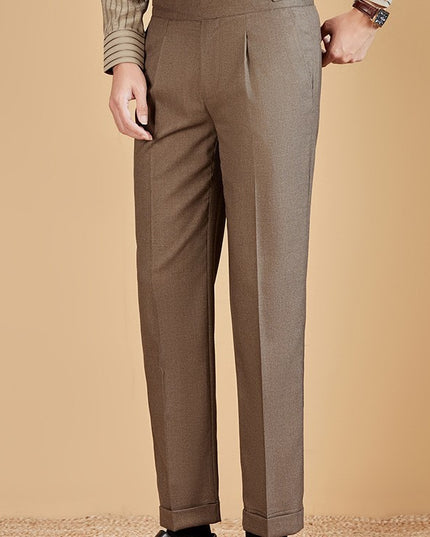 Men's Casual Straight-leg Suit Pants