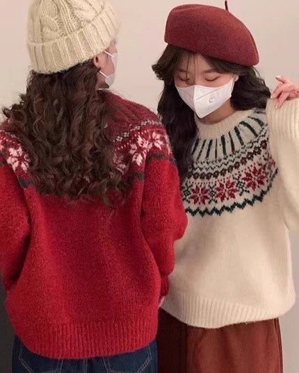 Autumn And Winter Thick Lazy Soft Glutinous Knitted Top