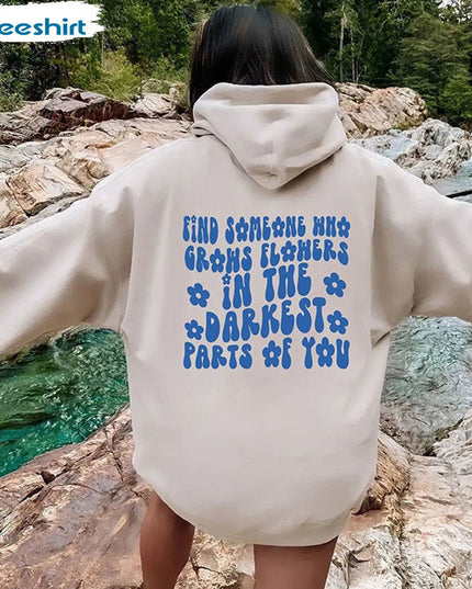 Every Thing Will Be Okay Creative Letter Hoody Female Casual Pocket Hoodie Fashion Loose Clothes Warm Comfortable Pullover