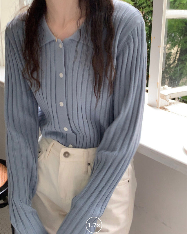 Retro Gentle Inner Wear Sweater Cardigan