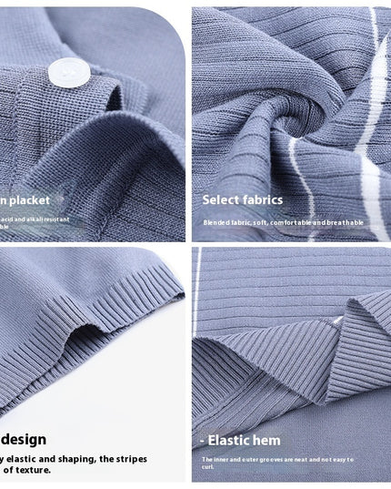 Ice Silk Short Sleeve High-grade Business Style