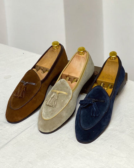 Suede Slip On Fashion Loafers