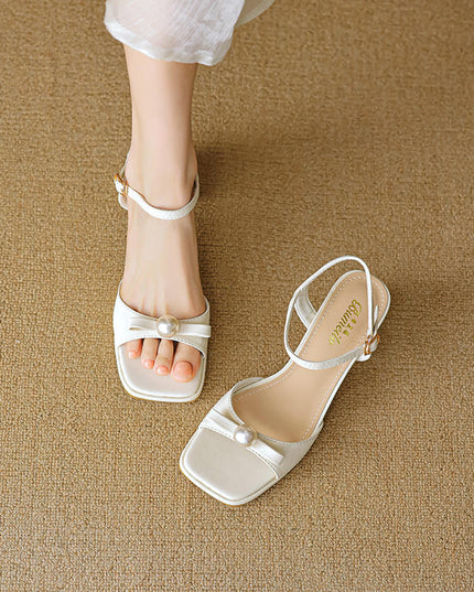 Buckle With Skirt Cheongsam Shoes