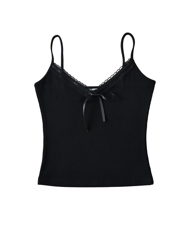 New Pure Desire Lace Splicing Sling Beauty Back