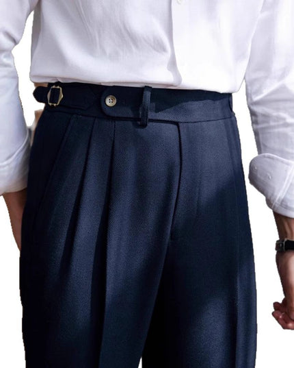 British Men Business Casual Pants