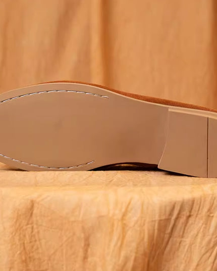 Summer Casual Leather Shoes For Men