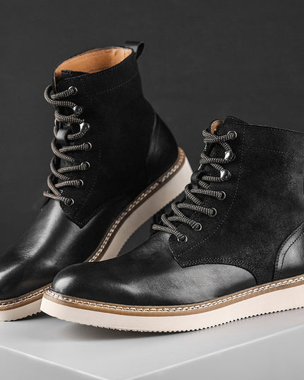 Retro Men's High-top Shoes American Tooling Boots