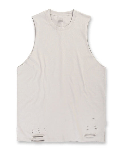 Men's Sleeveless Fitness Vest With Holes