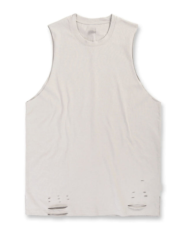 Men's Sleeveless Fitness Vest With Holes