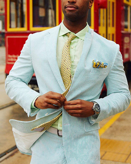 Two-piece Digital Printing Suit With Two Buttons Suit