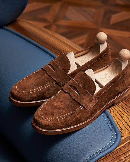 Retro Loafers Genuine Leather Handmade Leisure