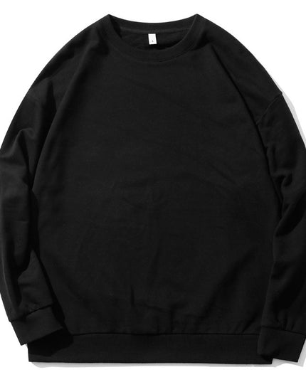 Pullover Solid Color With Fur Sweater Men's Loose Couple Sweater