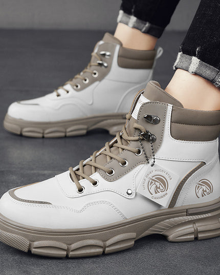 Men's Casual Trend High Top British Style Martin Boots