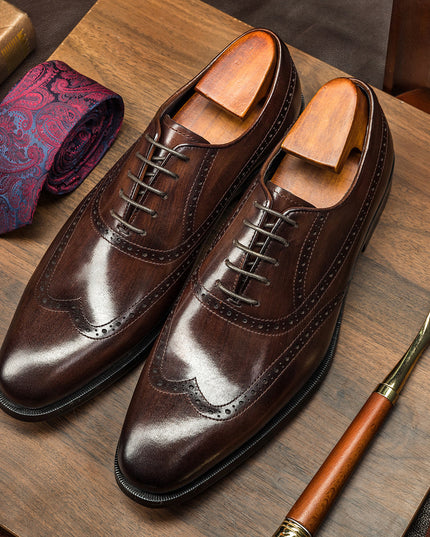 Men's Business Suits Oxford Brogue Shoes