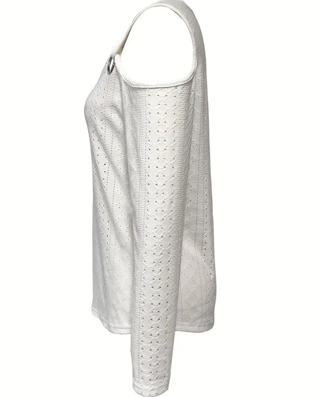Ladies' Off-the-shoulder Long-sleeved Top