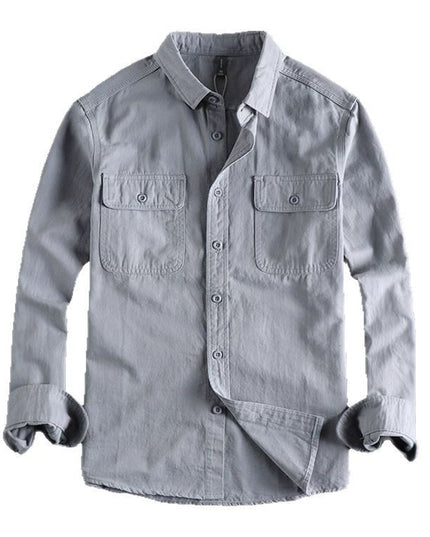 Design Sense Overalls Long Sleeve Shirt Men