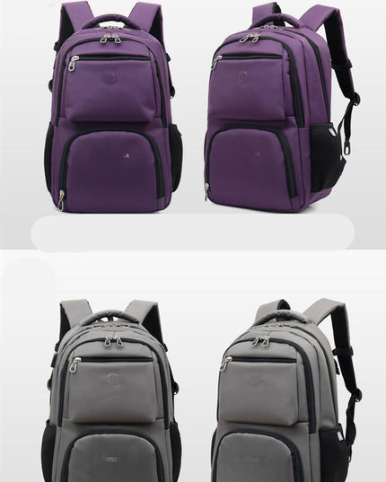 Multifunctional charging backpack