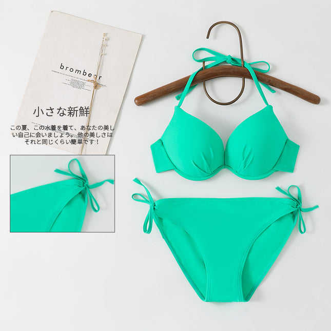 Hot Spring Vacation Beach Bikini Swimsuit For Women