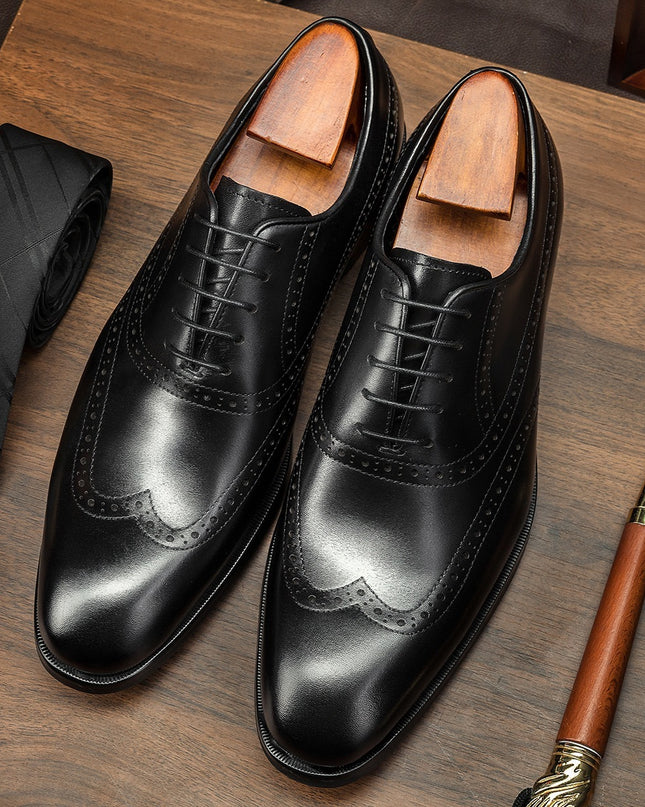 Men's Business Suits Oxford Brogue Shoes