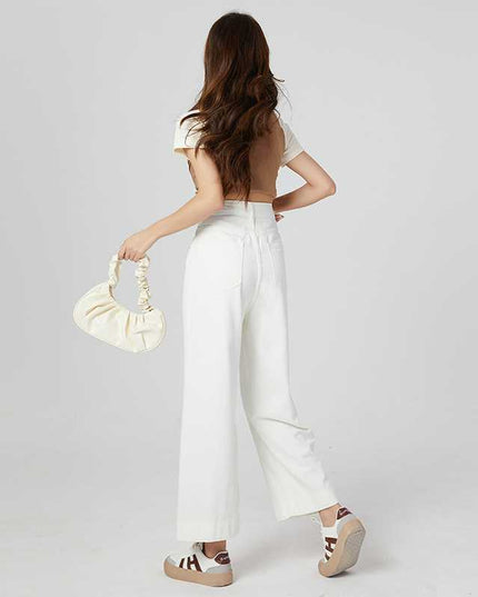 Cool Thin High Waist Loose Wide Leg Pants