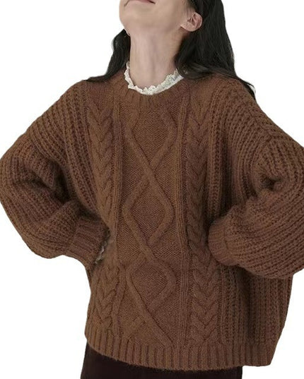 Loose And Lazy Style Soft Glutinous Sweater For Women