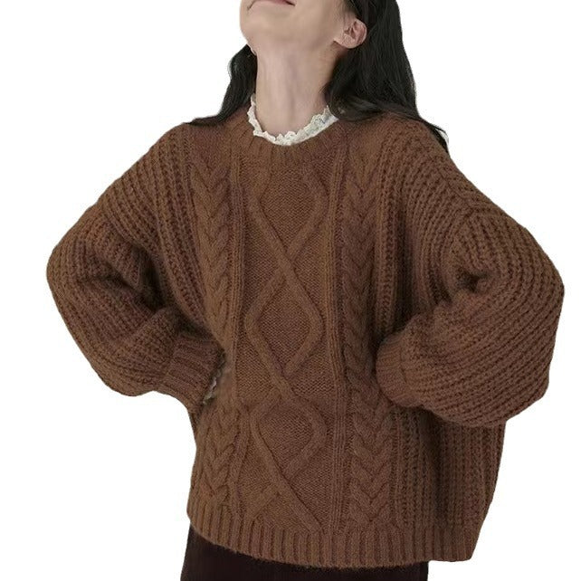 Loose And Lazy Style Soft Glutinous Sweater For Women