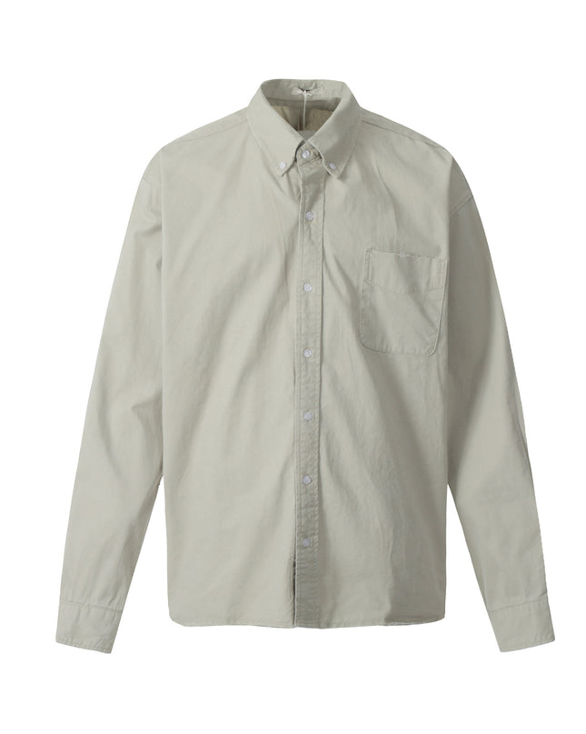 American Retro Solid Color Shirt Autumn