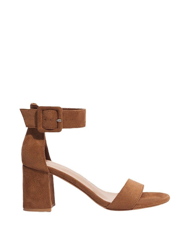 Open Toe Sandals With Heel Wrapped Strap