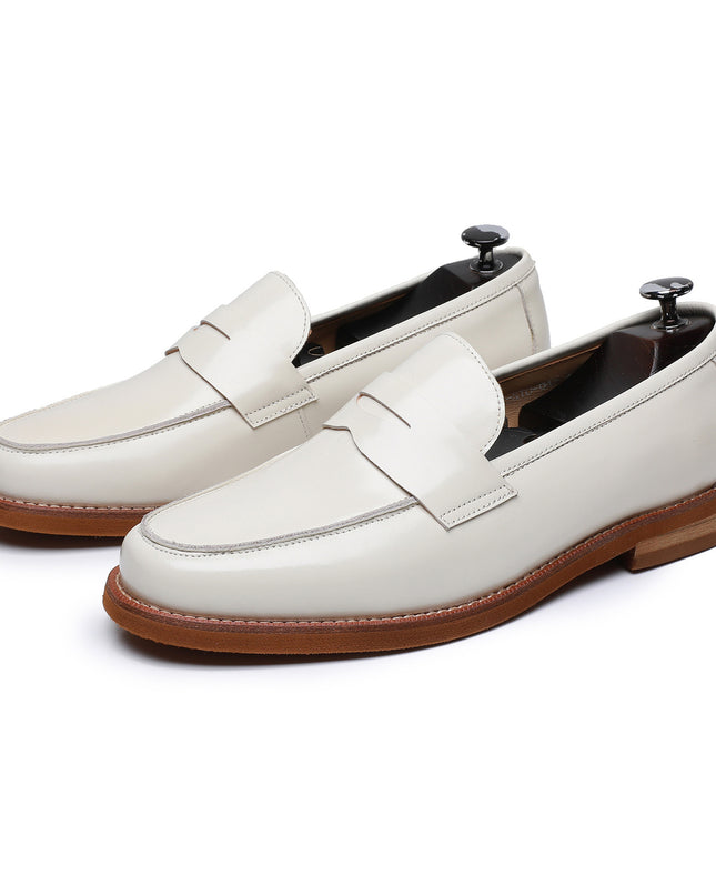 Retro Loafers Genuine Leather Handmade Leisure