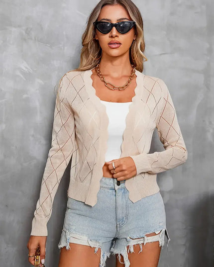 A Cold-themed Cardigan Top