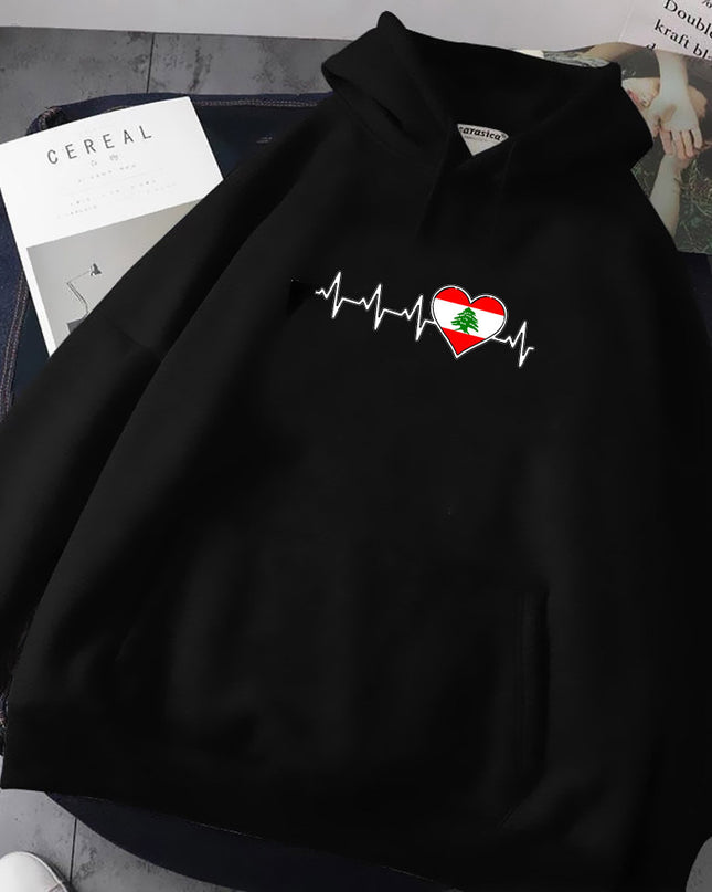 Lebanon Hoodie Clothes For Teens Soft Fabric